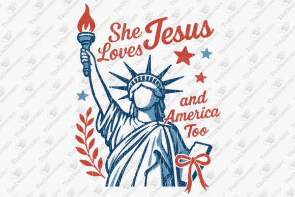 A Closer Look at She Loves Jesus and America Too Patriot