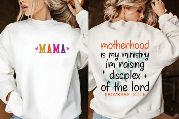 Christian Mama Svg, Mother’s Day Png for T-Shirt Designs