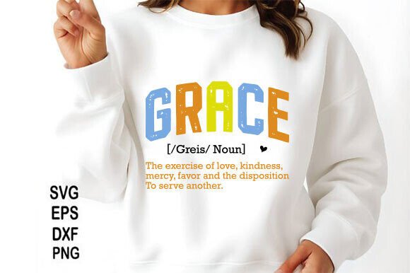 Christian Png, Grace Definition: Perfect for T-Shirt Designs & Graphics