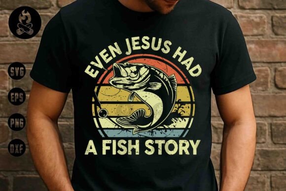 Even Jesus Had a Fish Story: A Faithful Embroidery Design
