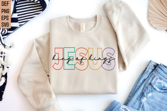 Jesus King of Kings Svg Png: A Versatile Graphic for T-Shirts