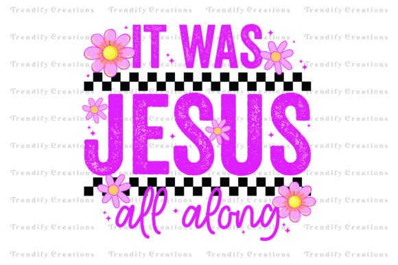 Retro Pink Checker Christian Jesus PNG: A Design Review