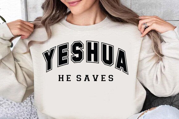 Review of Free Yeshua He Saves SVG for Embroidery