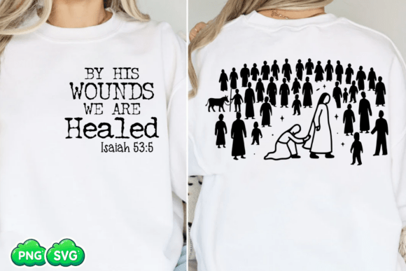 Woman Touches Jesus SVG: A Versatile Graphic for T-Shirt Designs
